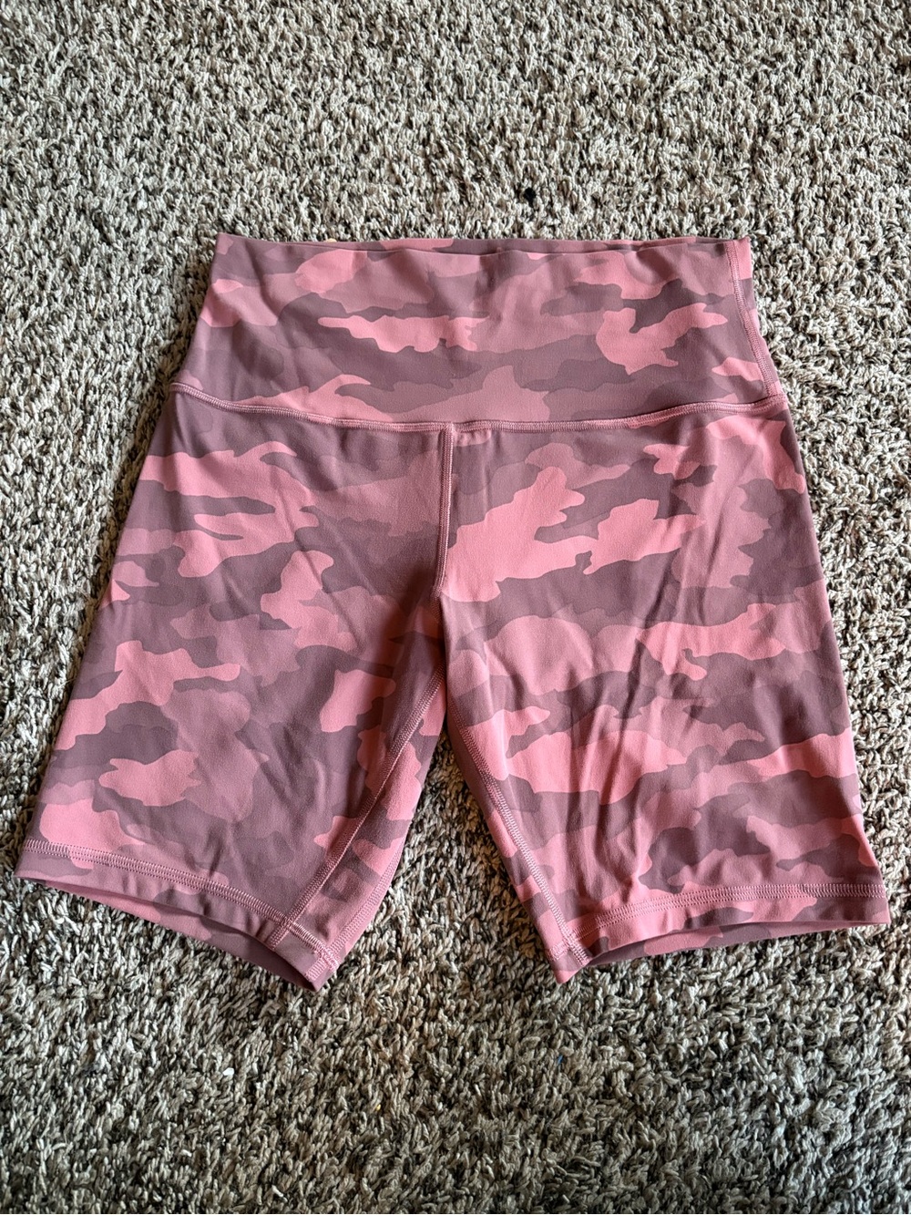 Lululemon Align 8” High-Rise Pink Camo Women’s Bike Shorts